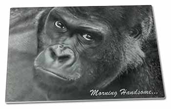 Large Glass Cutting Chopping Board Gorilla with 