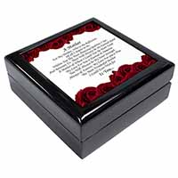 Mothers Day Poem Sentiment Keepsake/Jewellery Box