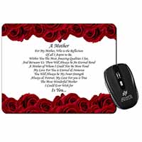 Mothers Day Poem Sentiment Computer Mouse Mat