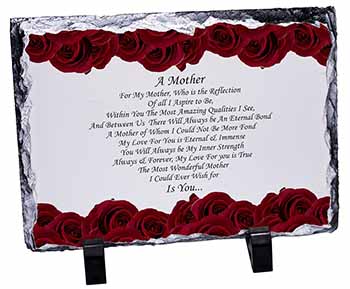 Mothers Day Poem Sentiment, Stunning Photo Slate