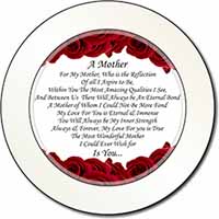 Mothers Day Poem Sentiment Car or Van Permit Holder/Tax Disc Holder