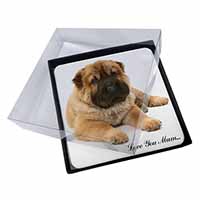 4x Shar-Pei Dog 