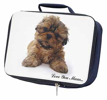 Shih-Tzu Dog Navy Insulated School Lunch Box/Picnic Bag