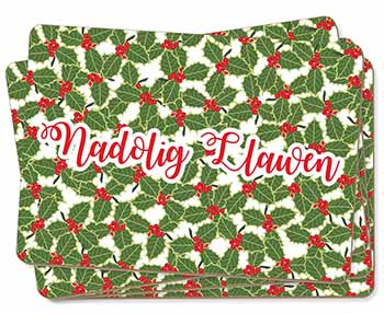 Nadolig Llawen Picture Placemats in Gift Box