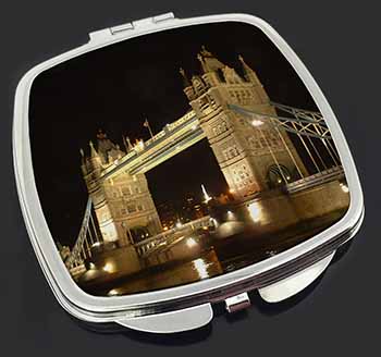 London Tower Bridge Print Make-Up Compact Mirror