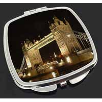 London Tower Bridge Print Make-Up Compact Mirror