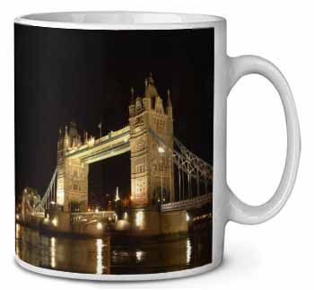 London Tower Bridge Print Ceramic 10oz Coffee Mug/Tea Cup