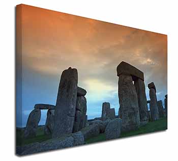 Stonehenge Solstice Sunset Canvas X-Large 30"x20" Wall Art Print