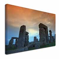 Stonehenge Solstice Sunset Canvas X-Large 30"x20" Wall Art Print