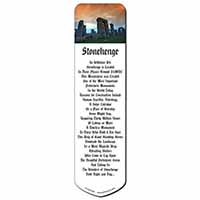 Stonehenge Solstice Sunset Bookmark, Book mark, Printed full colour