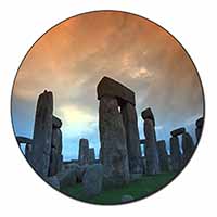Stonehenge Solstice Sunset Fridge Magnet Printed Full Colour