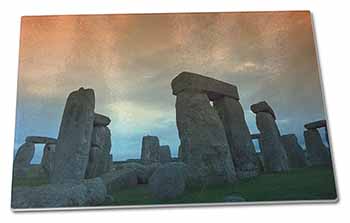 Large Glass Cutting Chopping Board Stonehenge Solstice Sunset