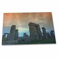 Large Glass Cutting Chopping Board Stonehenge Solstice Sunset