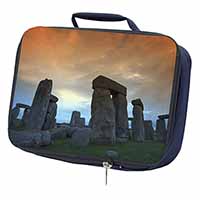 Stonehenge Solstice Sunset Navy Insulated School Lunch Box/Picnic Bag
