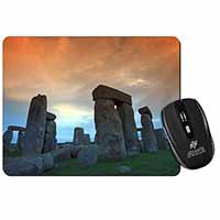 Stonehenge Solstice Sunset Computer Mouse Mat