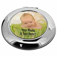 q Make-Up Round Compact Mirror Christmas Gift