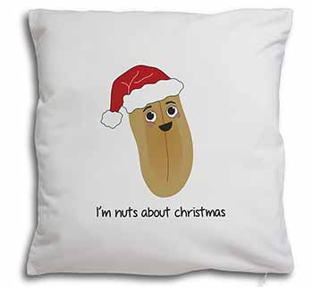 Christmas Peanut Soft White Velvet Feel Scatter Cushion