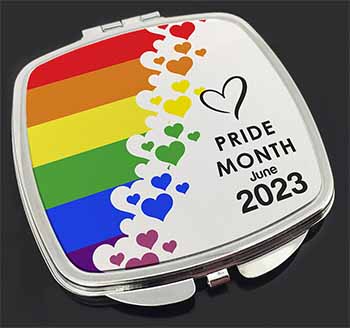 Pride Month 2023 Make-Up Compact Mirror