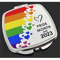 Pride Month 2023 Make-Up Compact Mirror