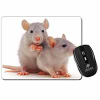 Silver Blue Rats Computer Mouse Mat