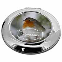 Little Robin Red Breast Make-Up Round Compact Mirror
