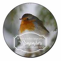 Little Robin Red Breast Fridge Magnet Printed Full Colour