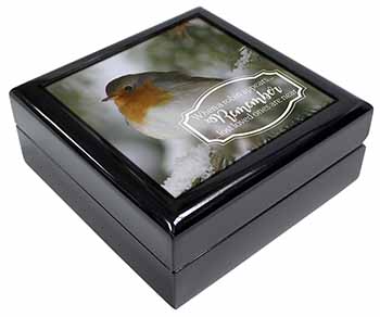 Little Robin Red Breast Keepsake/Jewellery Box