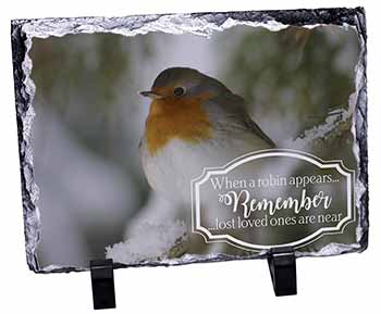 Little Robin Red Breast, Stunning Photo Slate