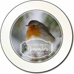 Little Robin Red Breast Car or Van Permit Holder/Tax Disc Holder