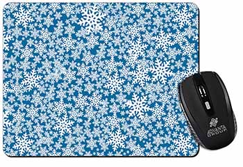 Snow Flakes Computer Mouse Mat