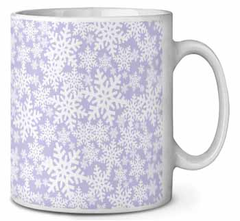 Snow Flakes Ceramic 10oz Coffee Mug/Tea Cup
