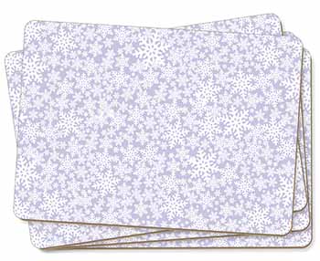 Snow Flakes Picture Placemats in Gift Box