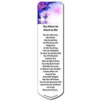 Love Poem for Someone Special Bookmark, Book mark, Printed full colour