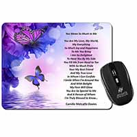 Love Poem for Someone Special Computer Mouse Mat