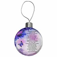 Daughter Poem Sentiment Christmas Bauble