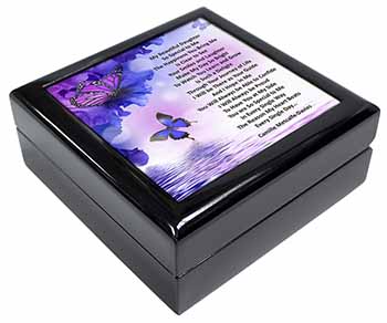 Daughter Poem Sentiment Keepsake/Jewellery Box