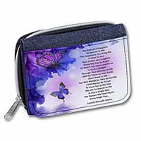 Daughter Poem Sentiment Unisex Denim Purse Wallet