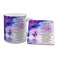 Daughter Poem Sentiment Mug and Coaster Set