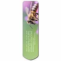 Importance of Bees Quote Bookmark, Book mark, Printed full colour