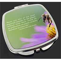 Importance of Bees Quote Make-Up Compact Mirror