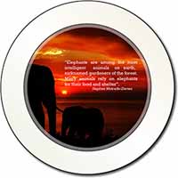 Elephants & Earth Quote Car or Van Permit Holder/Tax Disc Holder