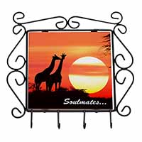 Sunset Giraffes 