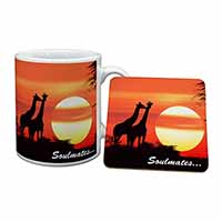 Sunset Giraffes 