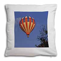 Hot Air Balloon Soft White Velvet Feel Scatter Cushion