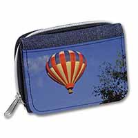 Hot Air Balloon Unisex Denim Purse Wallet