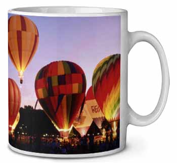 Hot Air Balloons at Night Ceramic 10oz Coffee Mug/Tea Cup