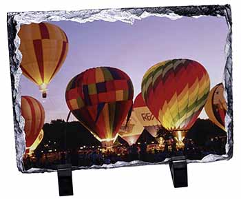 Hot Air Balloons at Night, Stunning Photo Slate