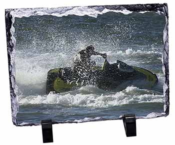 Jet Ski Skiier, Stunning Photo Slate