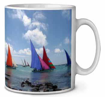 Sailing Regatta Ceramic 10oz Coffee Mug/Tea Cup