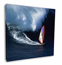 Wind Surfer Square Canvas 12"x12" Wall Art Picture Print